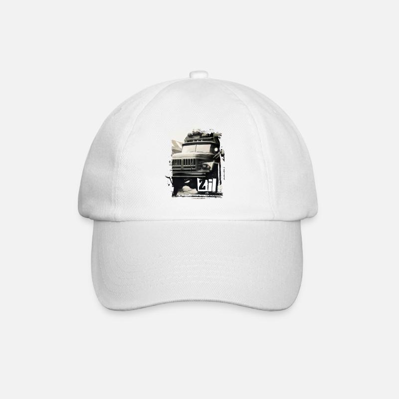 ZIL 131 DDR - Baseballkappe - Weiß/Weiß