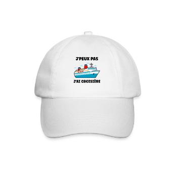 J'peux pas j'ai Croisière - Casquette classique - blanc/blanc - Devant