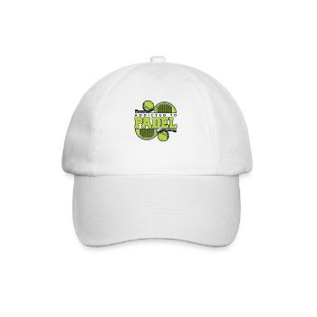 Addicted To Padel Paddle Tennis Paddleball Padel - Baseball Cap - white/white - Front