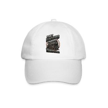 Trainspotting Train Lovers Trains - Baseball Cap - white/white - Front