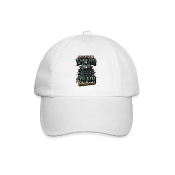 Trainspotting Train Lovers Trains - Baseball Cap - white/white - Front