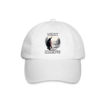 Krampus T | Krampus costume Kramperl | Santa Claus - Casquette classique - blanc/blanc - Devant