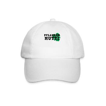 Zen Pflanzen Mutti Botanische Gelassenheit - Baseballkappe - Weiß/Weiß - Vorne