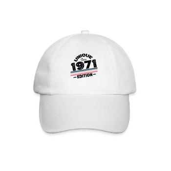 Unique Since 1971 Edition Birthday Vintage 1971 - Baseball Cap - white/white - Front