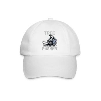 T-shirt de bûcheron | Tenue amusante de forestier - Casquette classique - blanc/blanc - Devant