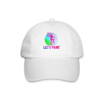 House Painter Decorator Retro 80s - Baseball Cap - white/white - Front
