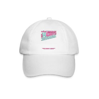 14th Birthday Girl & Boy Guestbook - Baseball Cap - white/white - Front