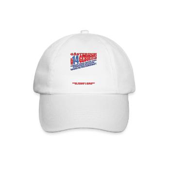 14th Birthday Girl & Boy Guestbook - Baseball Cap - white/white - Front