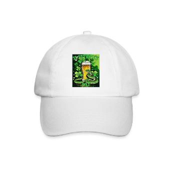 JOUR DE LA SAINT-PATRICK SERPENT BIÈRE TRÈFLE - Casquette classique - blanc/blanc - Devant