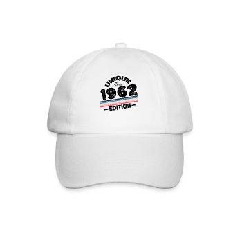 Unique since 1962 Edition Birthday Vintage 1962 - Baseball Cap - white/white - Front