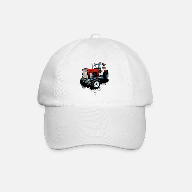 Fortschritt Traktor ZT 300 - Baseballkappe - Weiß/Weiß