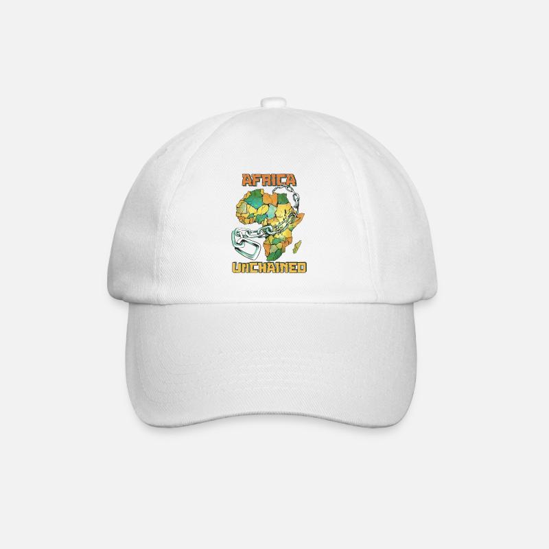 Africa Unchained - Baseballkappe - Weiß/Weiß
