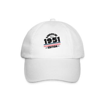 Unique Since 1951 Edition Birthday Vintage 1951 - Baseball Cap - white/white - Front
