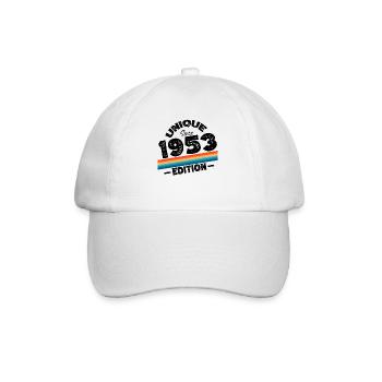 Unique Since 1953 Edition Birthday Vintage 1953 - Baseball Cap - white/white - Front