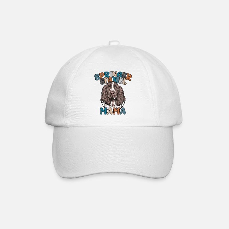 Anglais Springer Spaniel Maman Chiens Chien Wilsigns - Casquette classique - blanc/blanc
