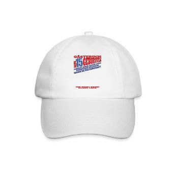 Livre d’or 15e anniversaire fille et garçon - Casquette classique - blanc/blanc - Devant