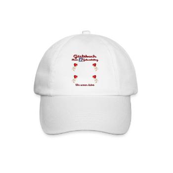 Livre d’or 17e anniversaire fille et garçon - Casquette classique - blanc/blanc - Devant