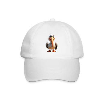 Pélican sauvagine Pélican cadeau pélicans mignons - Casquette classique - blanc/blanc - Devant