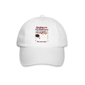 17th Birthday Girl & Boy Guestbook - Baseball Cap - white/white - Front