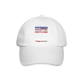 17th Birthday Girl & Boy Guestbook - Baseball Cap - white/white - Front