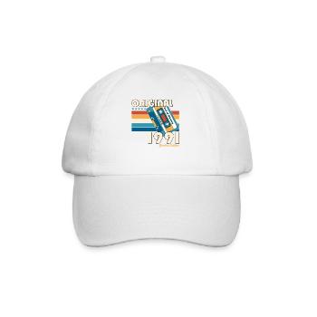 33e anniversaire mari février 1991 Mixtape Cassette - Casquette classique - blanc/blanc - Devant