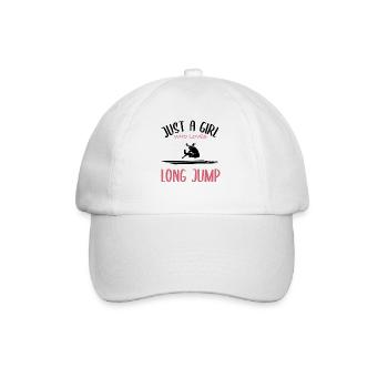 Long Jump Love - Baseball Cap - white/white - Front