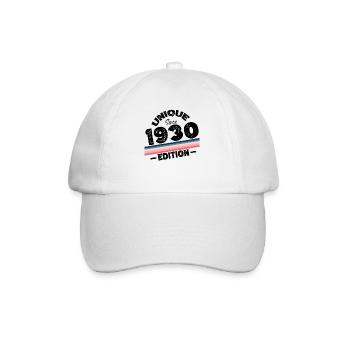 Unique depuis les années 1930 édition anniversaire Vintage des années 1930 - Casquette classique - blanc/blanc - Devant