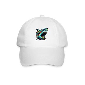 Hai - Baseballkappe - Weiß/Weiß - Vorne