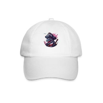 Le Pirate Lézard Dino - Casquette classique - blanc/blanc - Devant