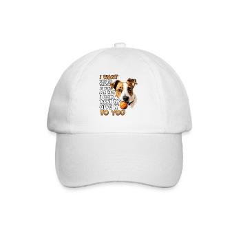 Jack Russell T pour les propriétaires de chiens - Casquette classique - blanc/blanc - Devant