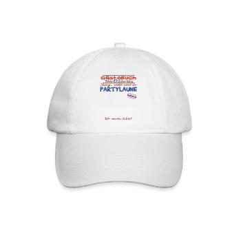 17th Birthday Girl & Boy Guestbook - Baseball Cap - white/white - Front