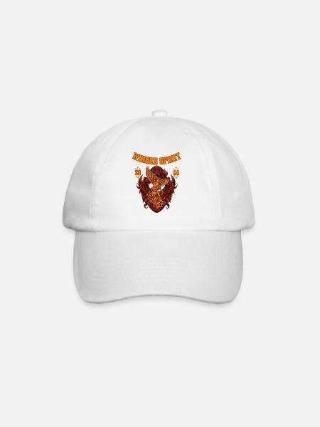 Winged Spirit 1 - Baseball Cap - white/white