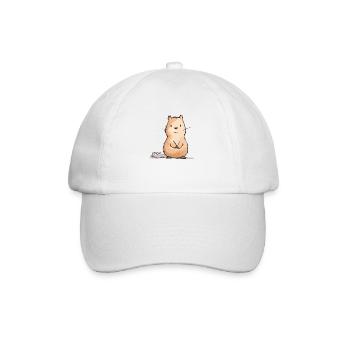 Castor potelé mignon - Casquette classique - blanc/blanc - Devant
