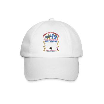 Livre d’or 19e anniversaire homme et femme - Casquette classique - blanc/blanc - Devant