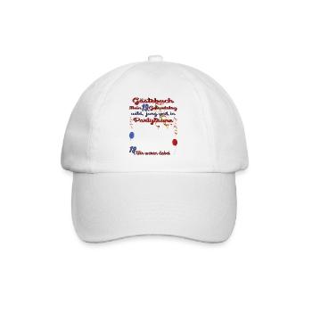 19ème anniversaire homme et femme livre d’or - Casquette classique - blanc/blanc - Devant