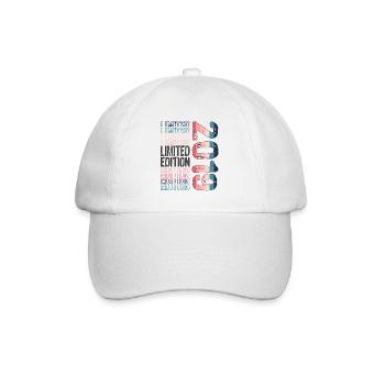 Limited Edition seit 2019 Geburtstag Vintage 2019 - Baseballkappe - Weiß/Weiß - Vorne