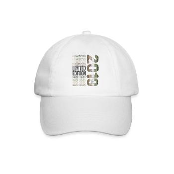 Limited Edition seit 2019 Geburtstag Vintage 2019 - Baseballkappe - Weiß/Weiß - Vorne