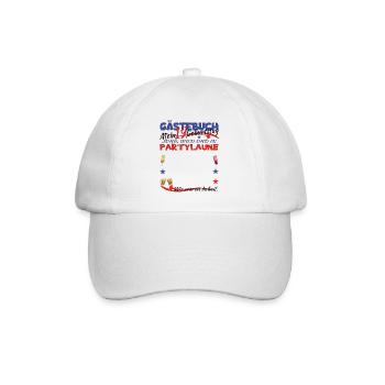 Livre d’or 19e anniversaire homme et femme - Casquette classique - blanc/blanc - Devant
