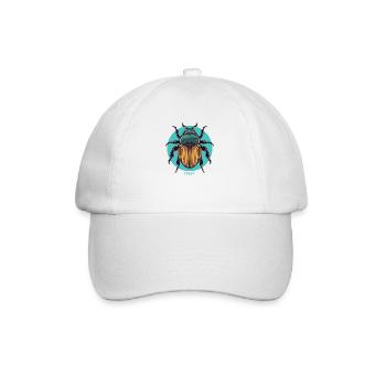 Big fat insect - Baseball Cap - white/white - Front