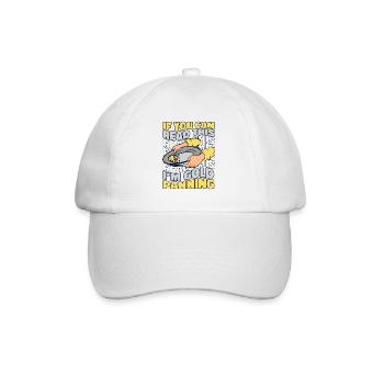 Si vous pouvez lire ceci, je suis orpaillant mineur d’or - Casquette classique - blanc/blanc - Devant
