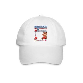 19th Birthday Man and Woman Guestbook - Baseball Cap - white/white - Front