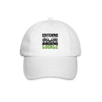 Soutenons l'agriculture locale.Agriculteurs france - Casquette classique - blanc/blanc - Devant