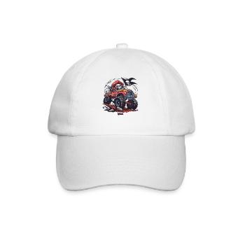 Crazy Skull Pirate Monster Truck - Casquette classique - blanc/blanc - Devant