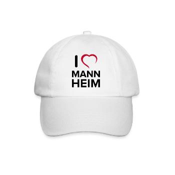 Mannheim Monnem Mannheimat - Casquette classique - blanc/blanc - Devant