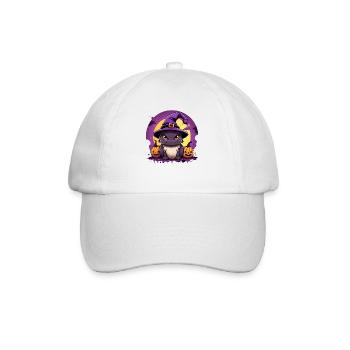 Costume d'Halloween pour chat méchant Chat kawaii - Casquette classique - blanc/blanc - Devant
