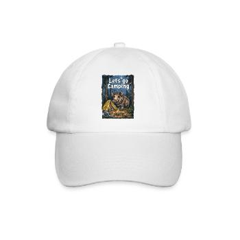 Lets Go Camping Wild Boar Adventure Camping - Baseball Cap - white/white - Front