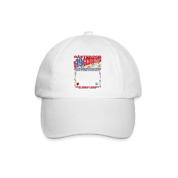 Livre d’or 19e anniversaire homme et femme - Casquette classique - blanc/blanc - Devant