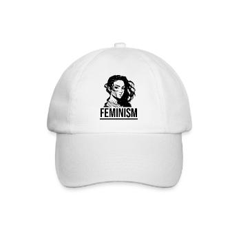 FEMINISM - Baseballkappe - Weiß/Weiß - Vorne