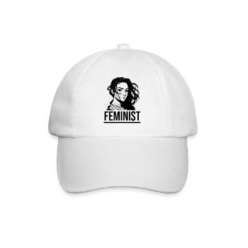 FEMINIST - Baseballkappe - Weiß/Weiß - Vorne
