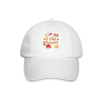 Amoureux des crêpes Les enfants J’aime les crêpes - Casquette classique - blanc/blanc - Devant